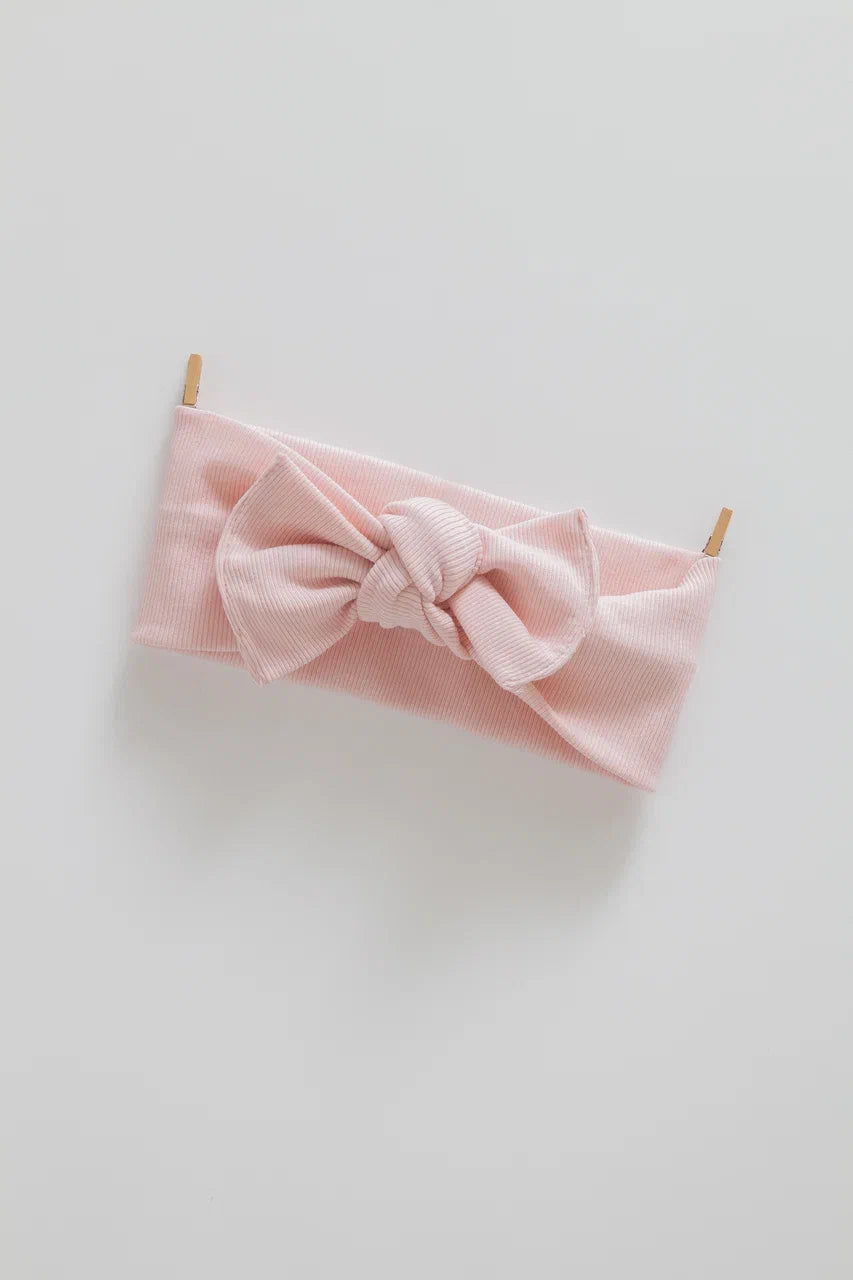 Fascia capelli nodo regolabile 100% cotone – Stile per la tua bambina
