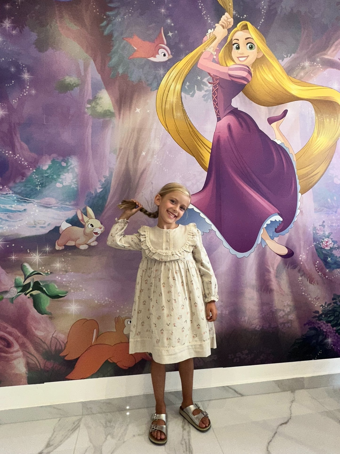 Vestito bambina floreale