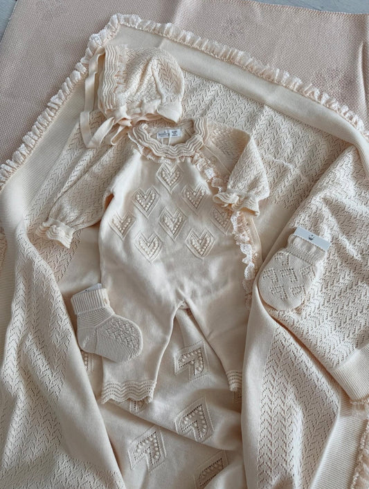 Corredino Nascita Neonata 8 pezzi 100% Cotone