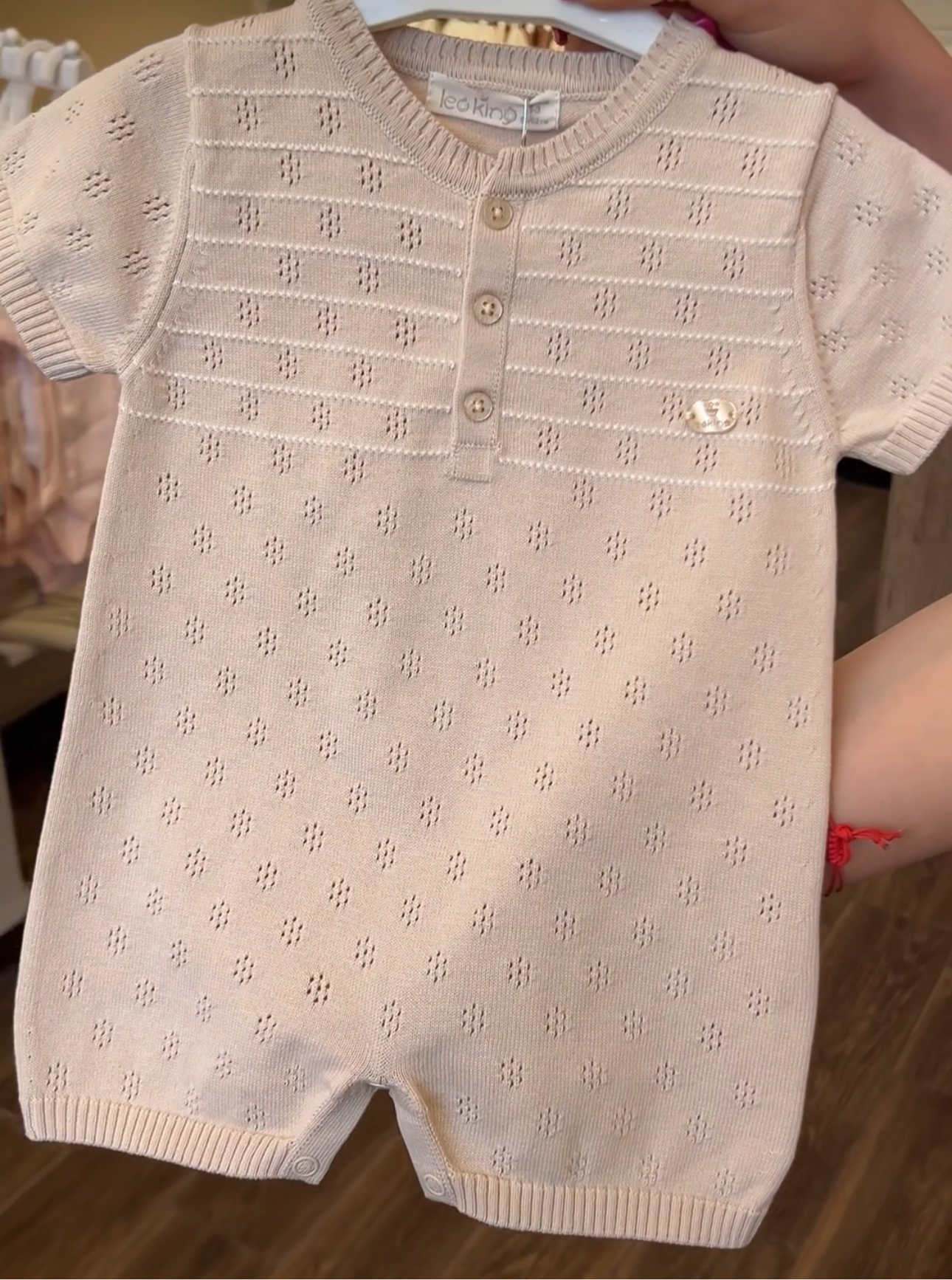 Lightweight Knit Baby Romper