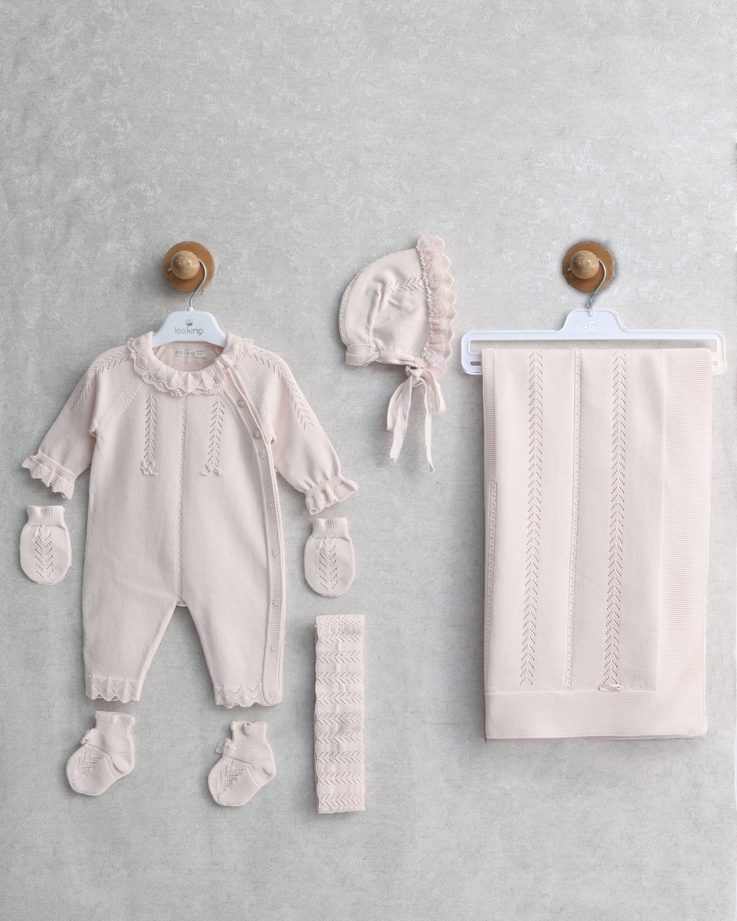 Corredino Nascita Neonata 7 Pezzi 100% Cotone