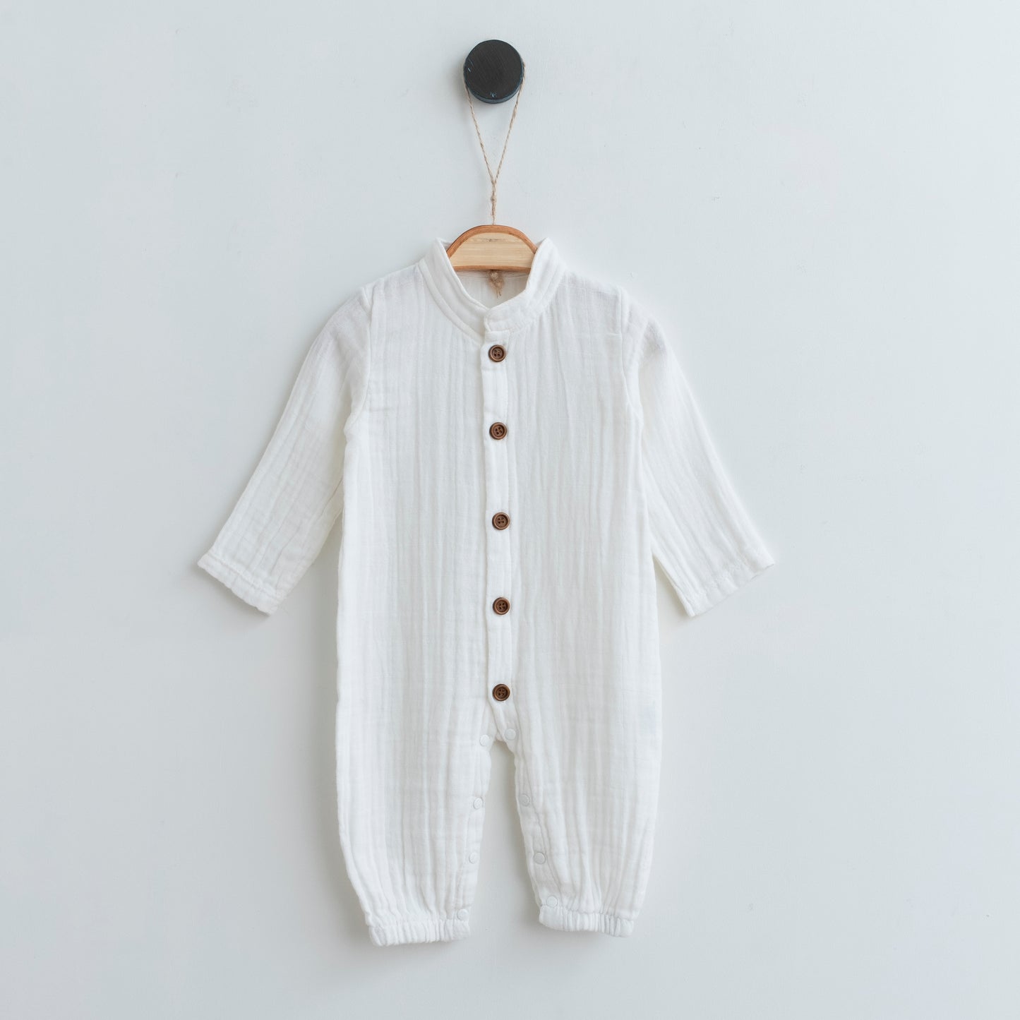 Tutina unisex in mussola di cotone