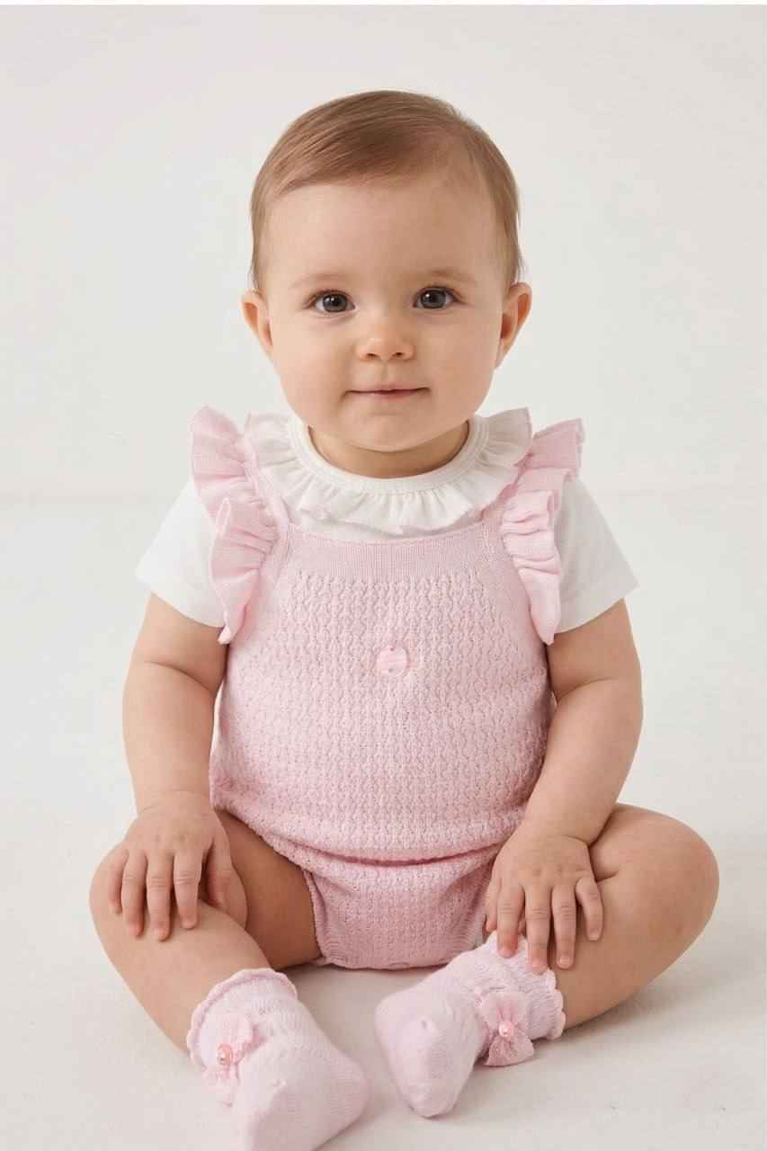 Pagliaccetto Neonata 3 Pezzi 100% Cotone