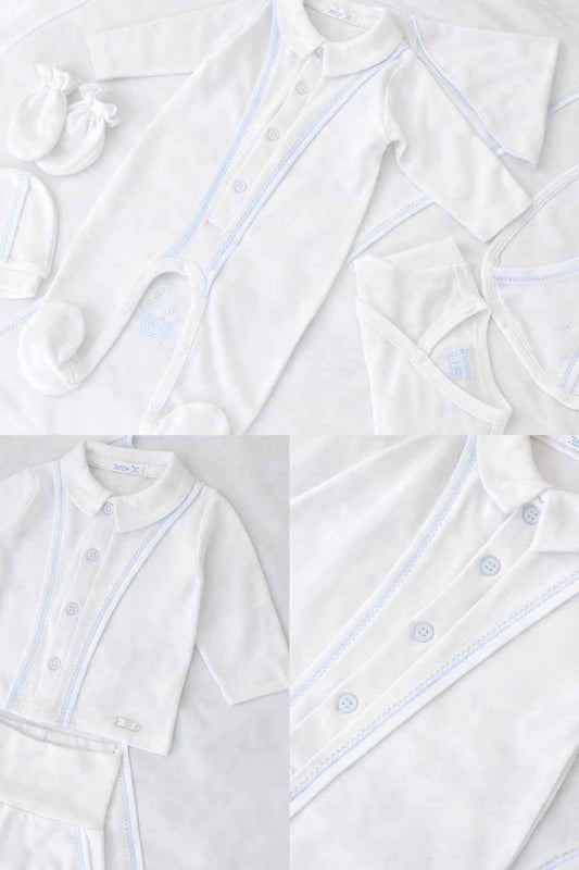 Corredino Nascita Neonato 100% cotone - 9 Pezzi