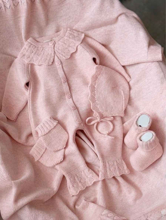 Corredino Nascita Neonata 5 Pezzi 100% Cotone