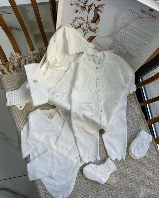 Corredino Nascita Neonata - 8 pezzi 100% cotone