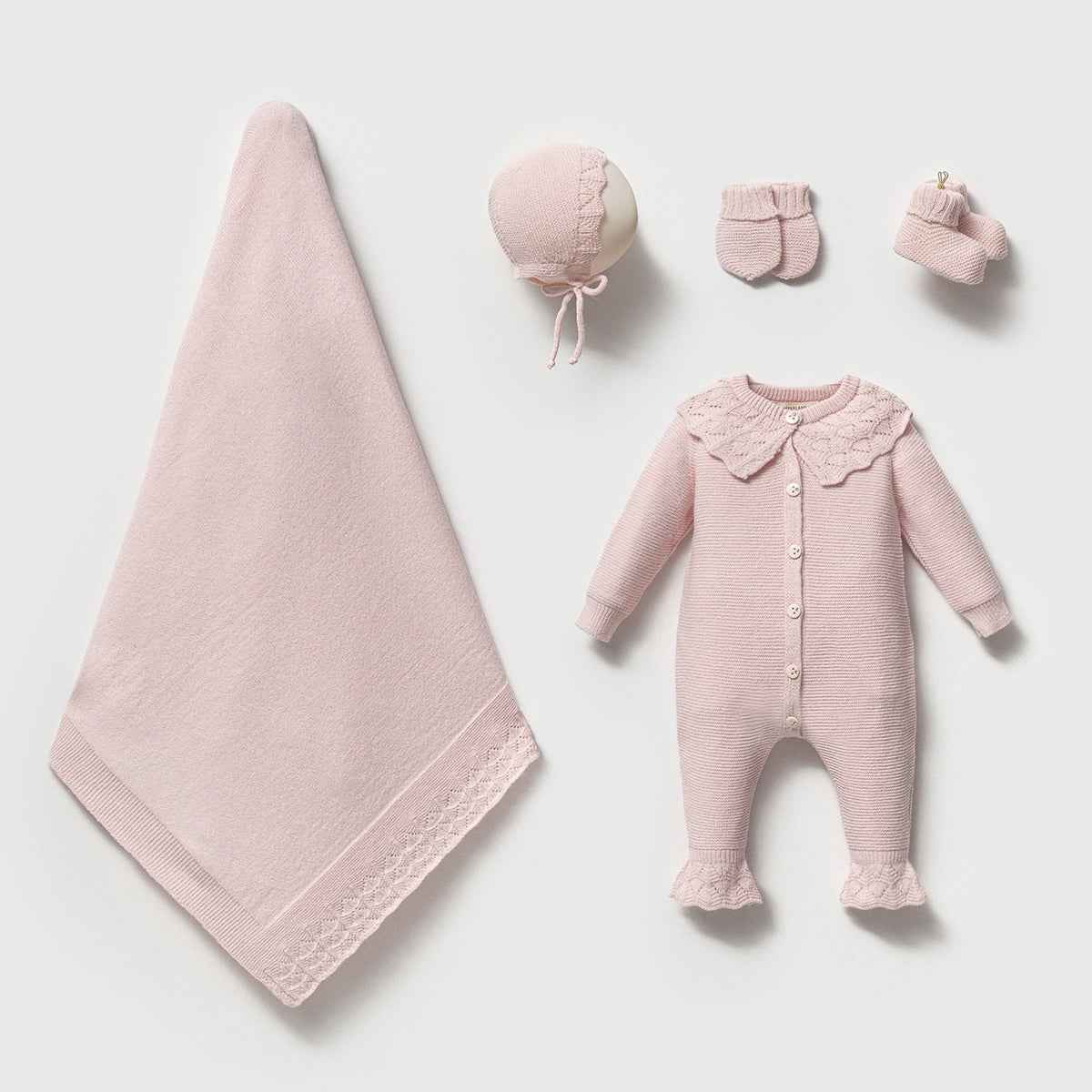 Corredino Nascita Neonata 5 Pezzi 100% Cotone