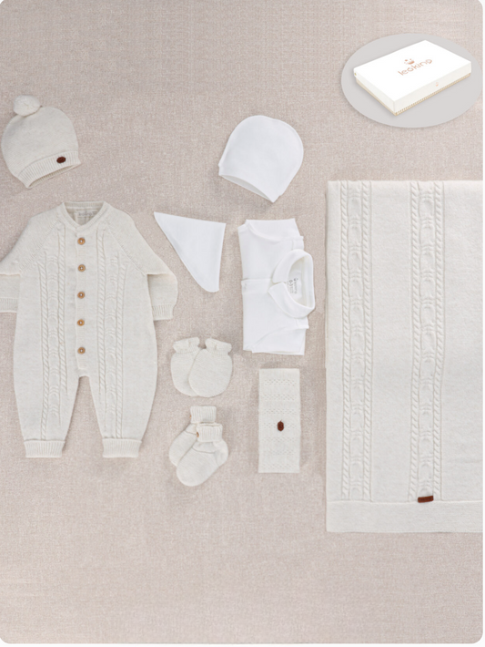 Corredino nascita neonato in lana merino unisex