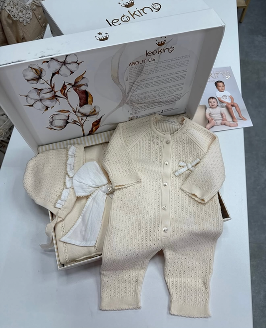 Corredino Nascita Neonata 7 Pezzi 100% Cotone