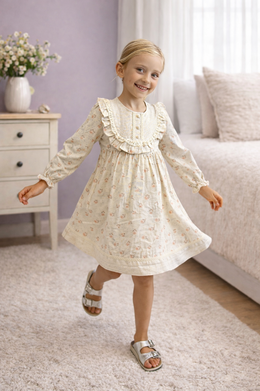 Vestito bambina floreale