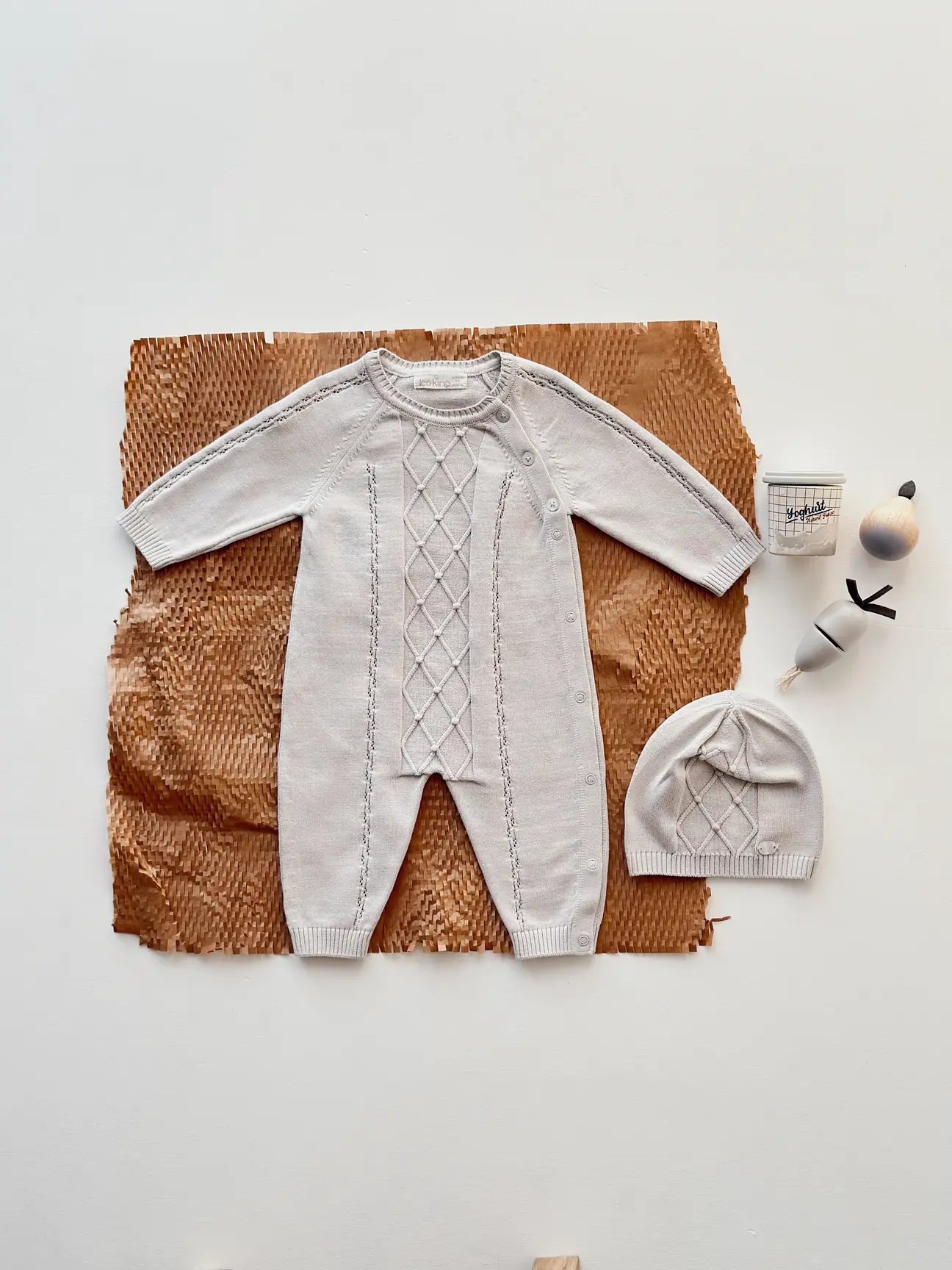 Set Neonato/a Tutina e Cappellino