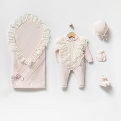 Corredino Nascita 5 Pezzi Neonata 100% Cotone