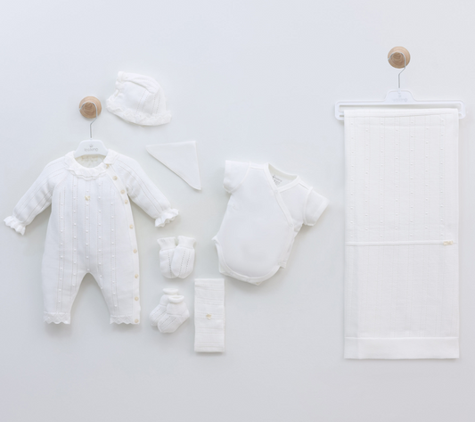 Corredino Nascita Neonata 8 Pezzi 100% Cotone