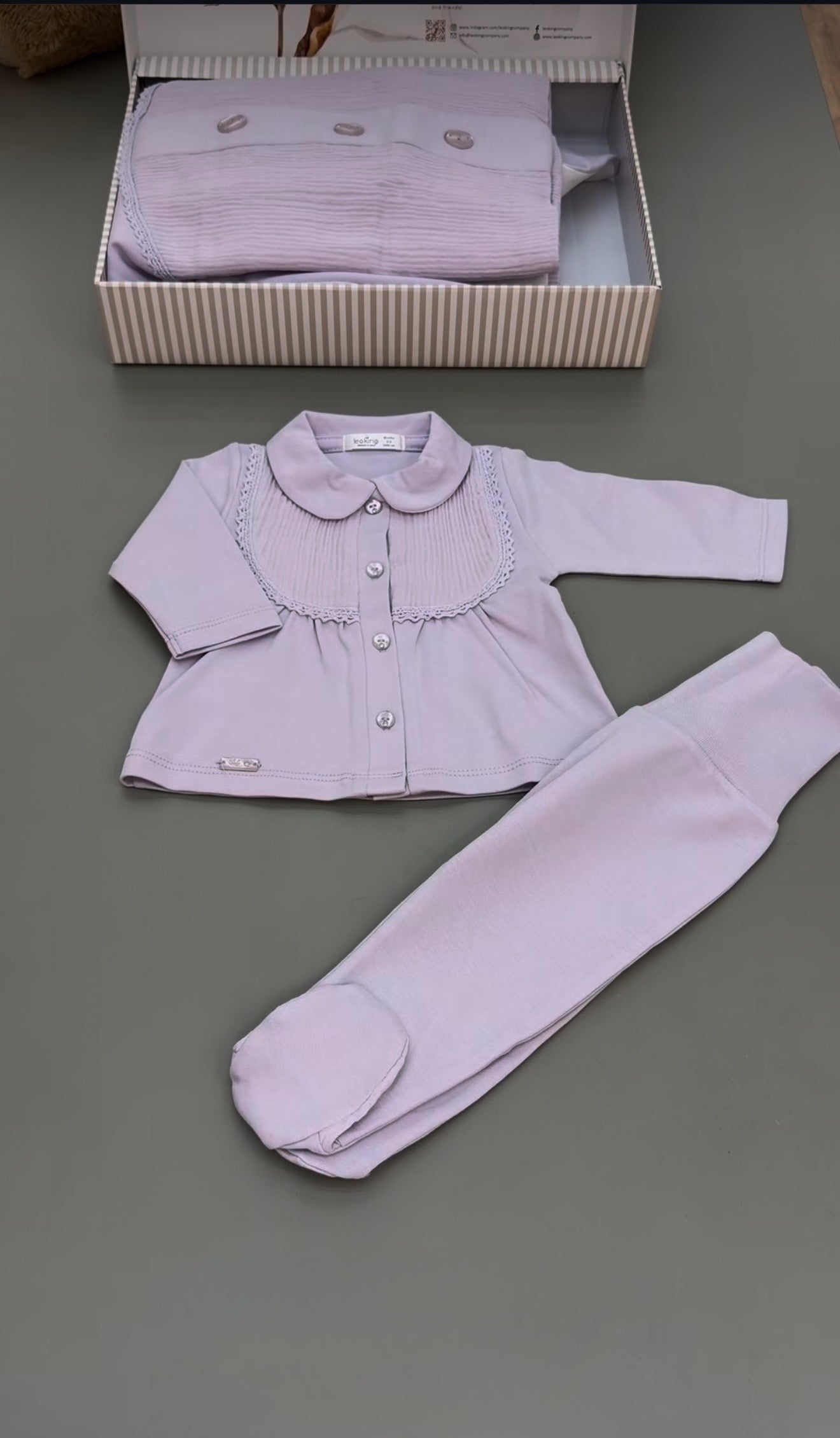 Corredino Nascita - 9 Pezzi 100% Cotone