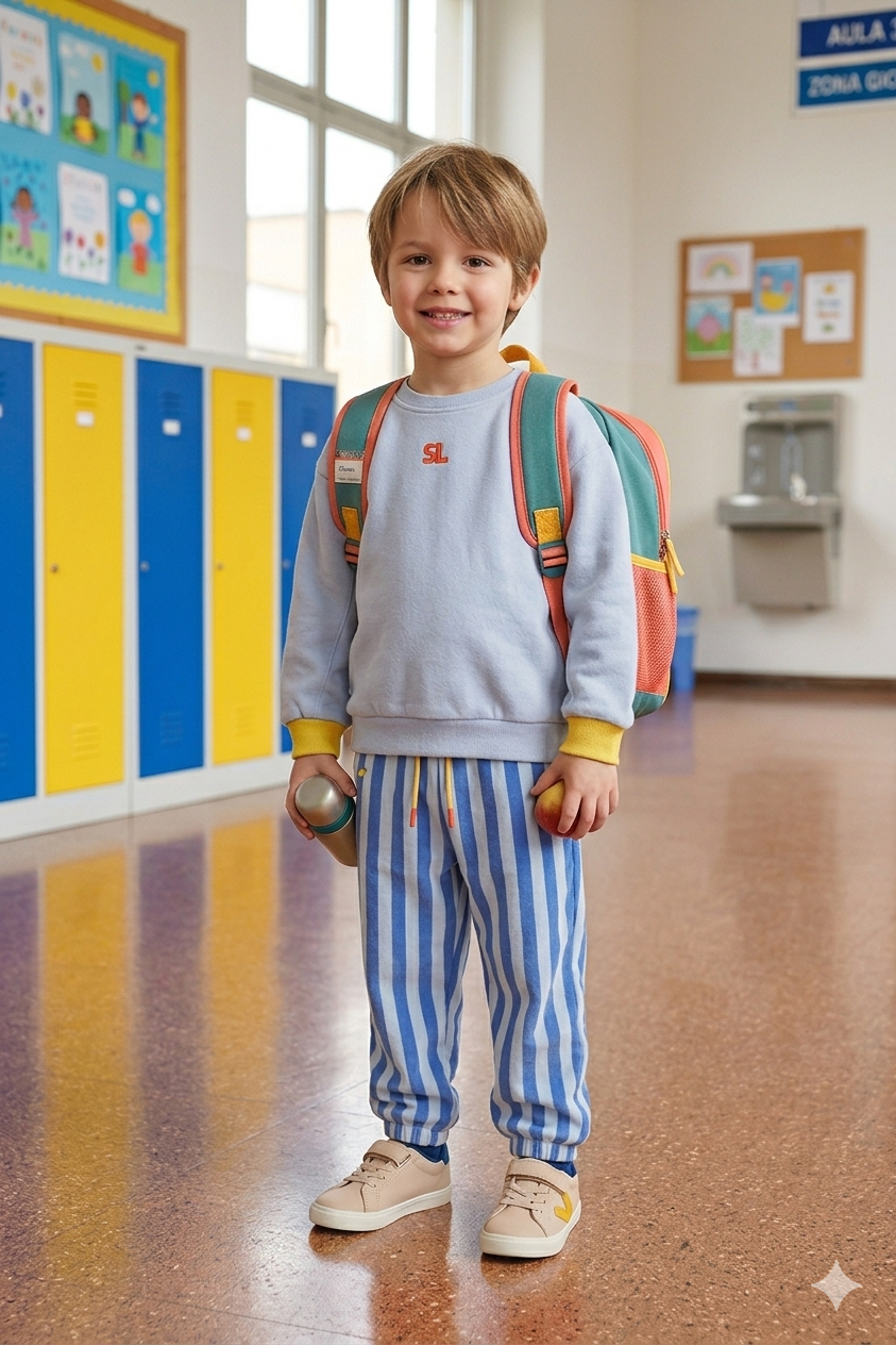 Completo tuta bambino/a in cotone