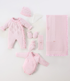 Corredino Nascita Neonata 8 Pezzi 100% Cotone