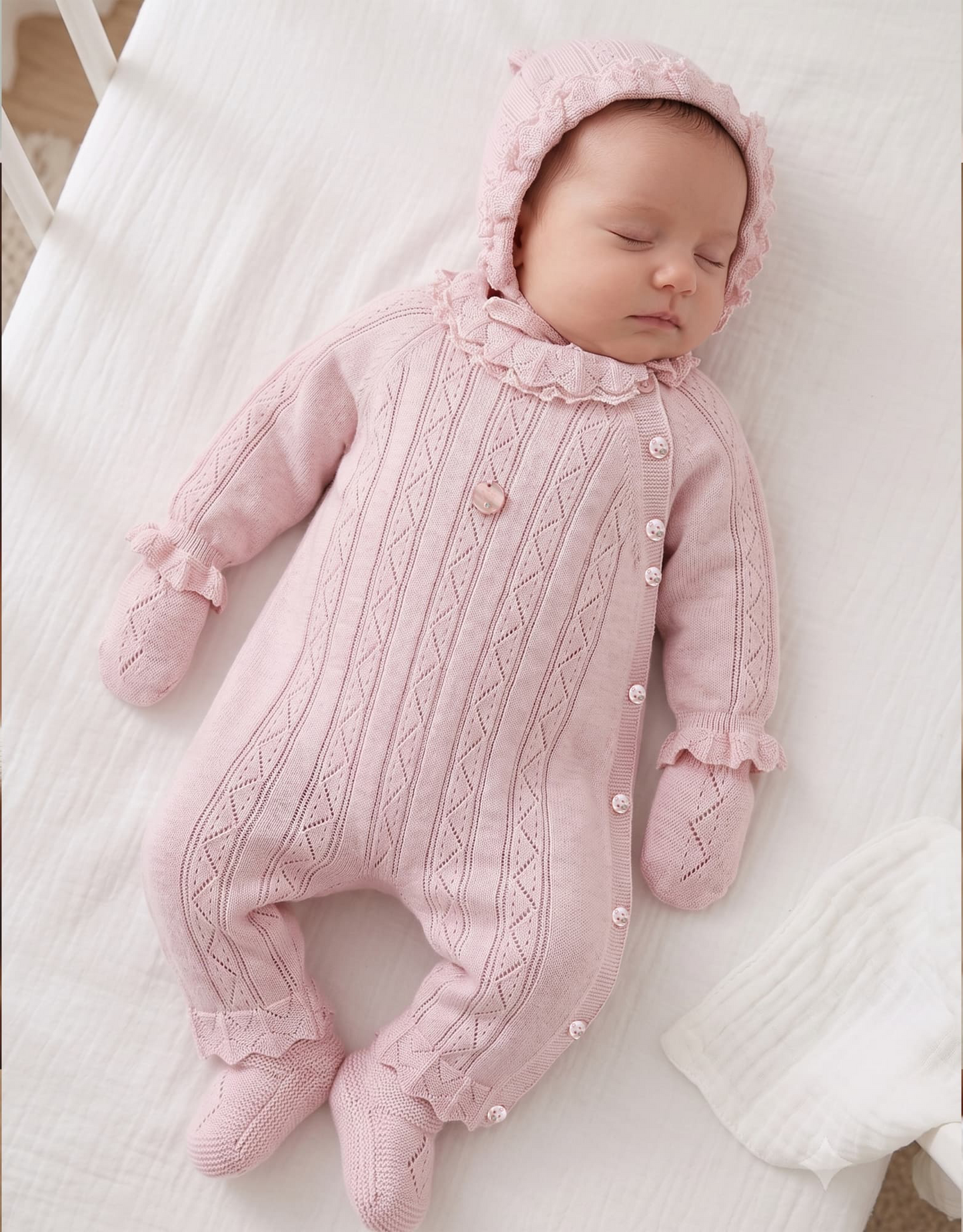 Corredino Nascita Neonata 8 Pezzi 100% Caldo Cotone