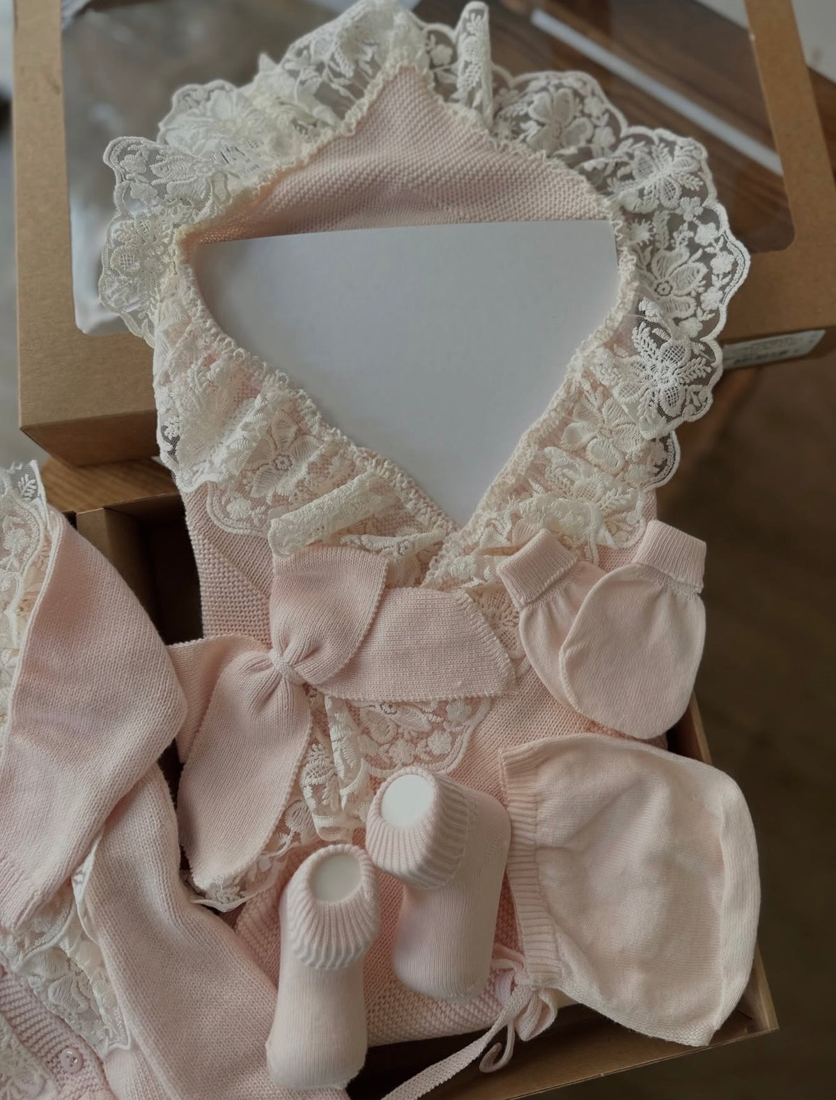 Corredino Nascita 5 Pezzi Neonata 100% Cotone