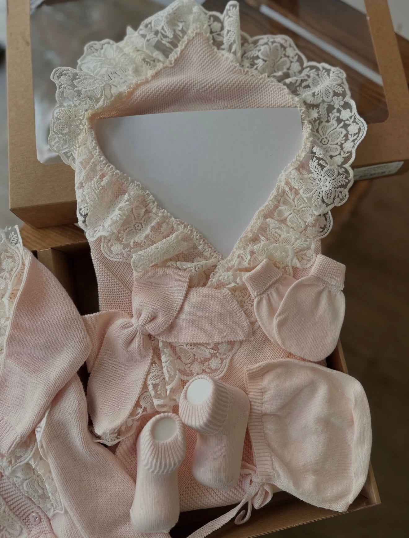 Corredino Nascita 5 Pezzi Neonata 100% Cotone
