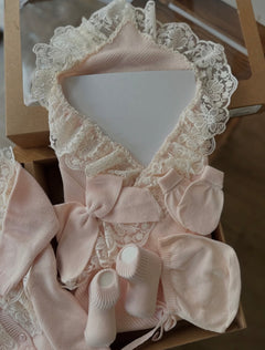 Corredino Nascita 5 Pezzi Neonata 100% Cotone