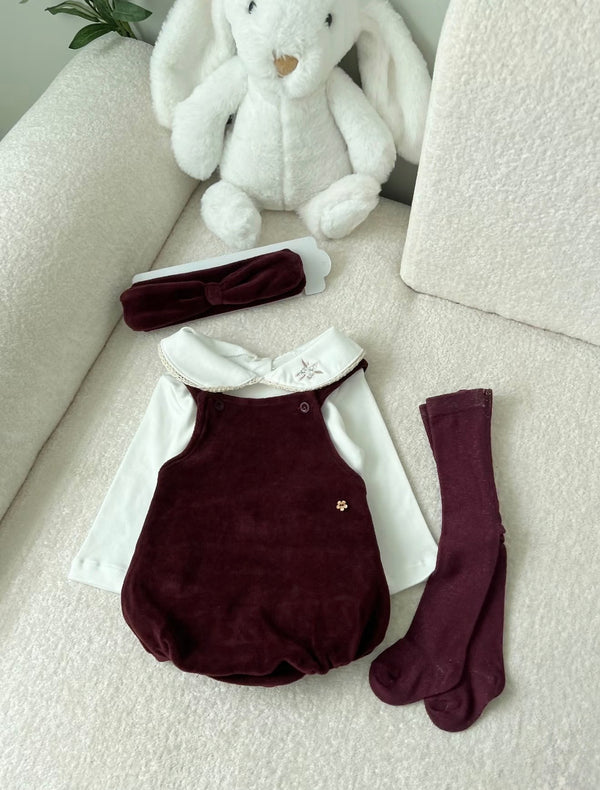 Coordinato Neonata 4 Pezzi