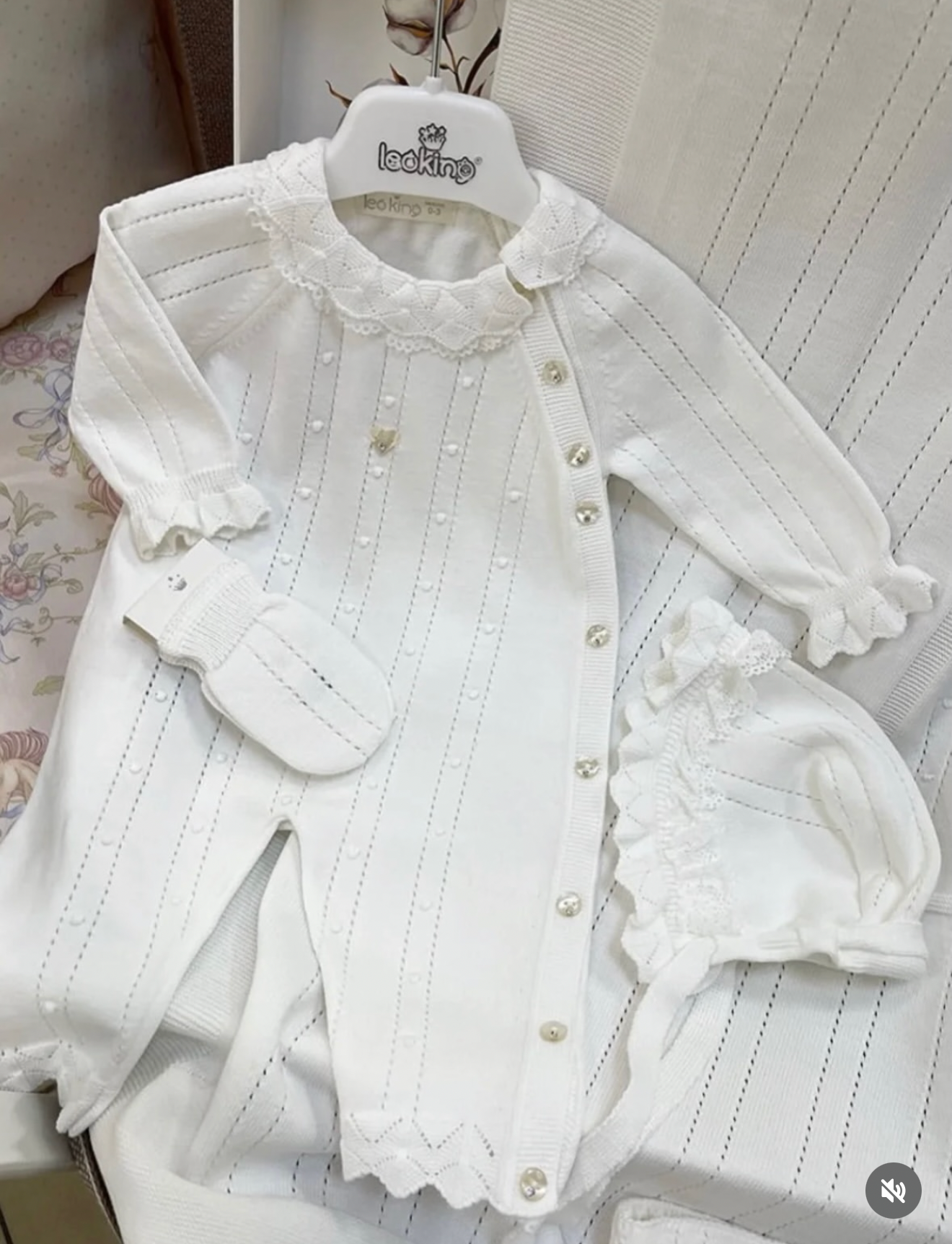 Corredino Nascita Neonata 8 Pezzi 100% Cotone