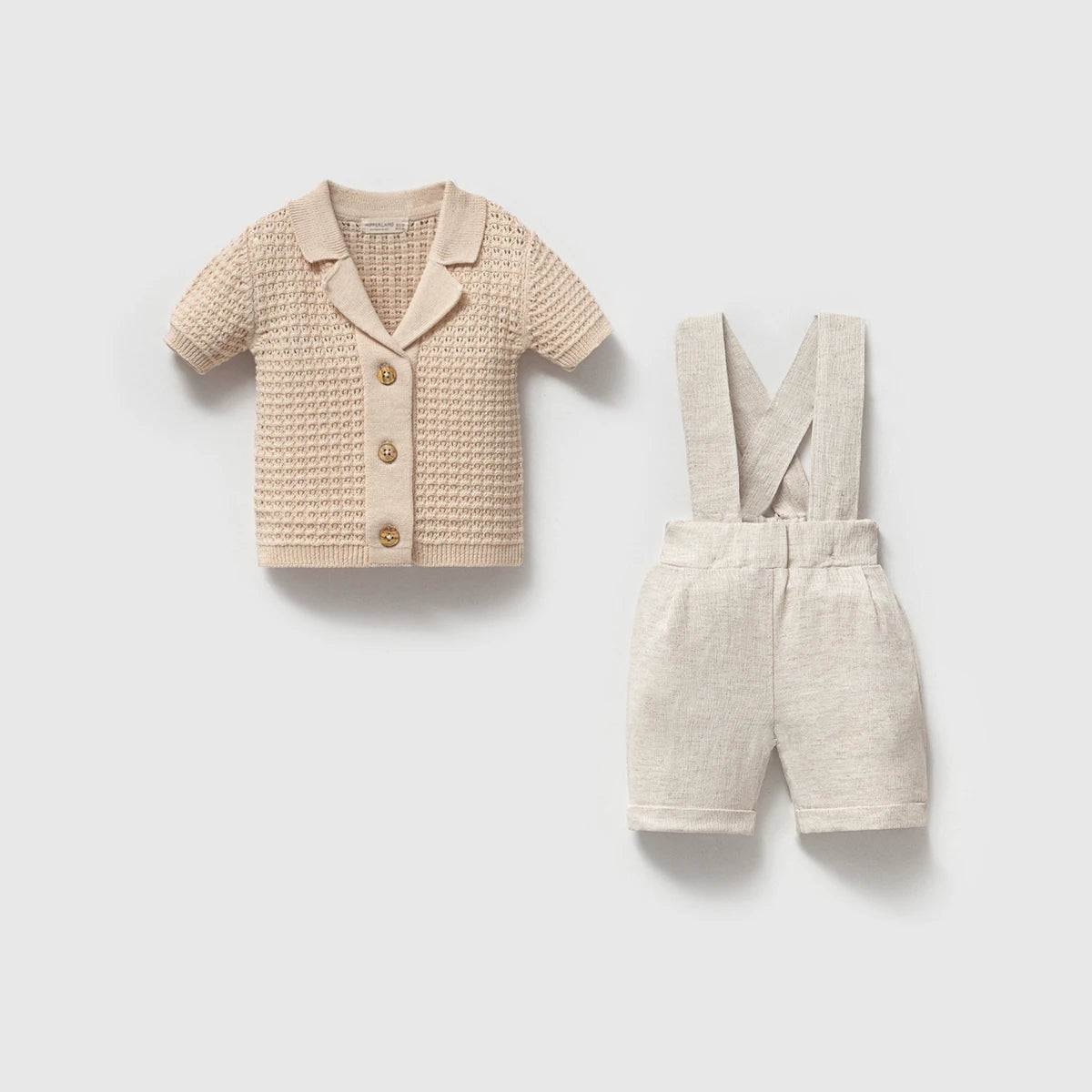 Completo Elegante Neonato 100% Cotone