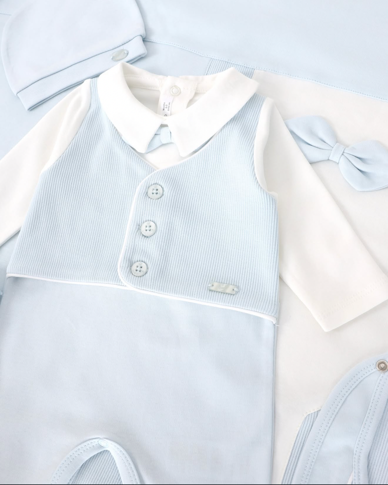 Corredino Nascita Neonato 100% cotone - 9 Pezzi