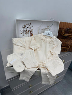 Corredino Nascita Neonata 7 Pezzi 100% Cotone
