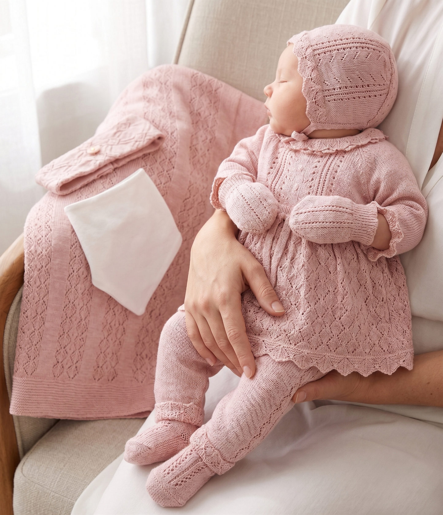 Corredino Nascita Neonata 9 Pezzi 100% Caldo Cotone