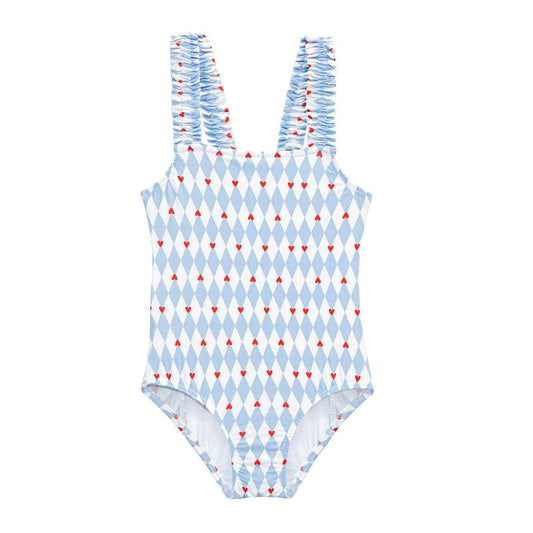 Costume Intero Bambina con UPF50+ integrata