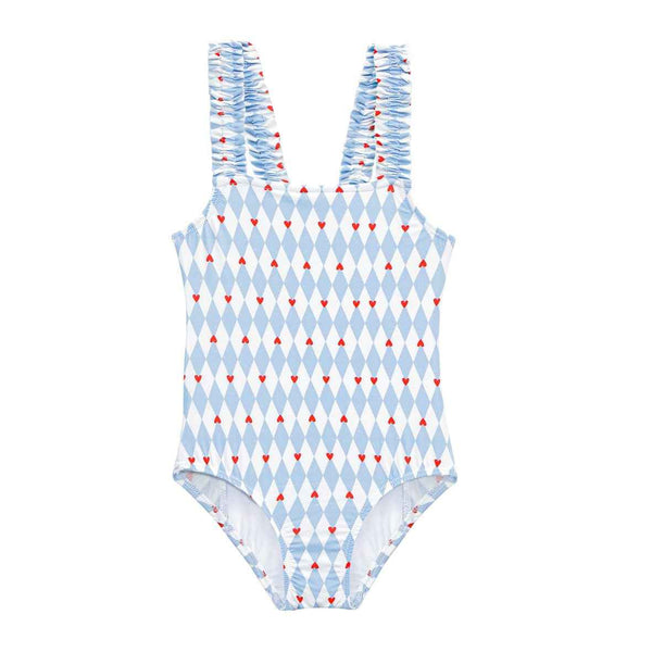 Costume Intero Bambina con UPF50+ integrata