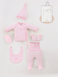 Corredino nascita neonata 6 pezzi 100% cotone
