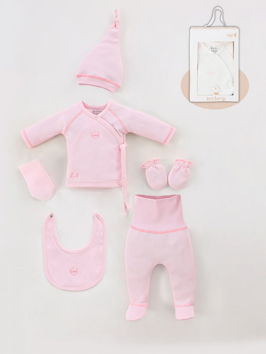 Corredino nascita neonata 6 pezzi 100% cotone