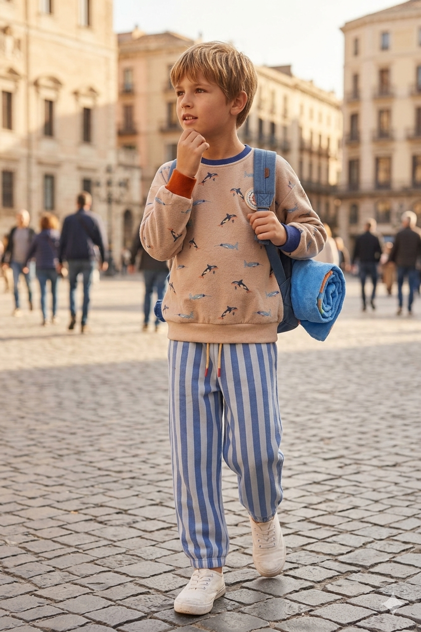 Completo tuta bambino/a in cotone