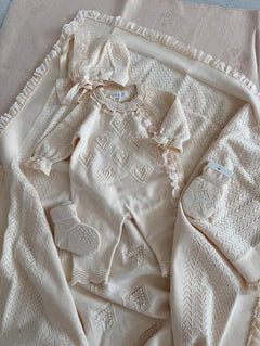Corredino Nascita Neonata 8 pezzi 100% Cotone