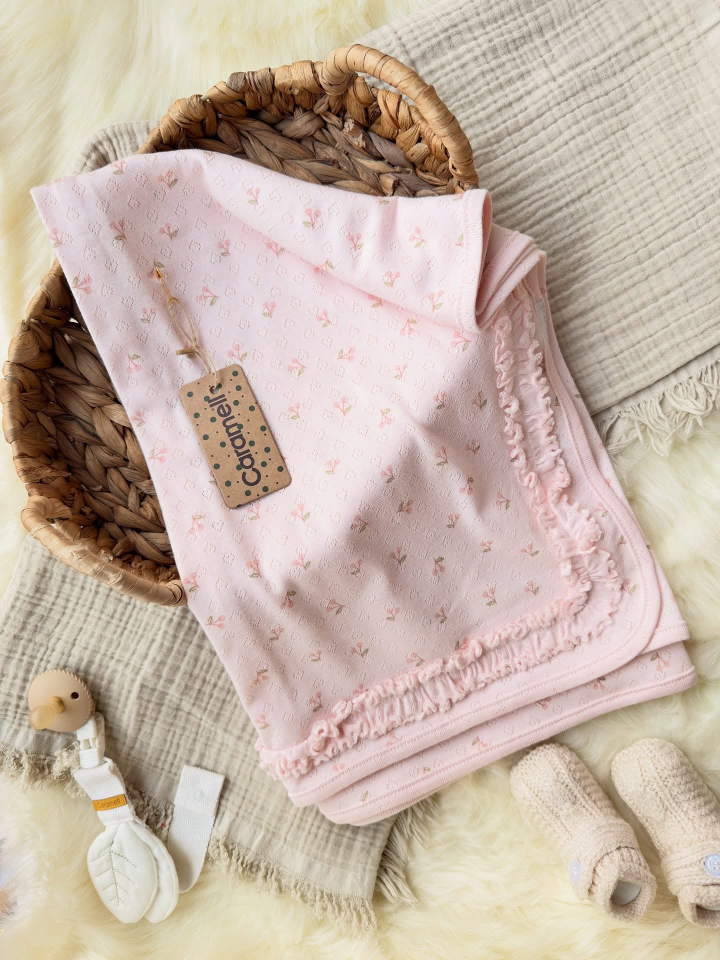 Copertina neonata 100% cotone