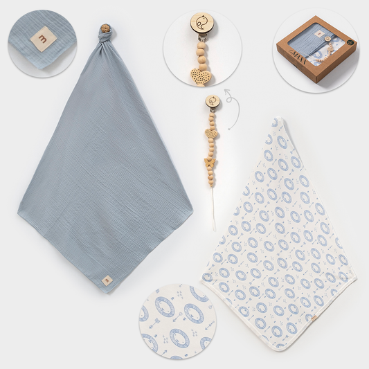 Set di coperte in mussola di cotone