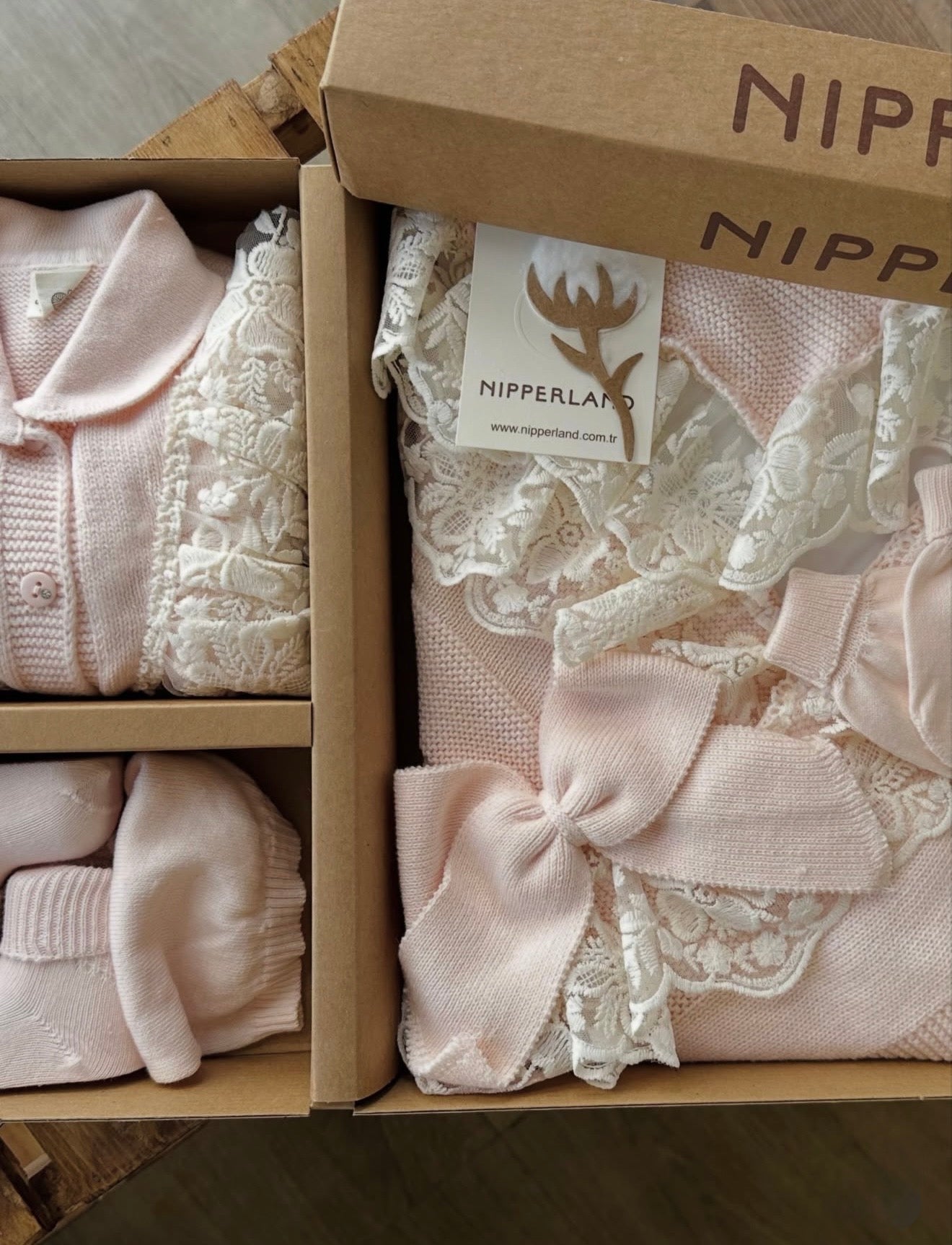 Corredino Nascita 5 Pezzi Neonata 100% Cotone