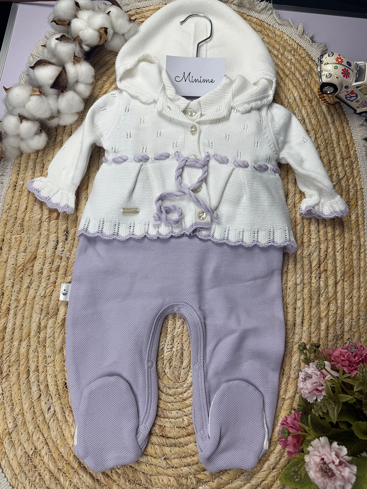 Tutina Con Giacchetto Coordinato 100% Cotone