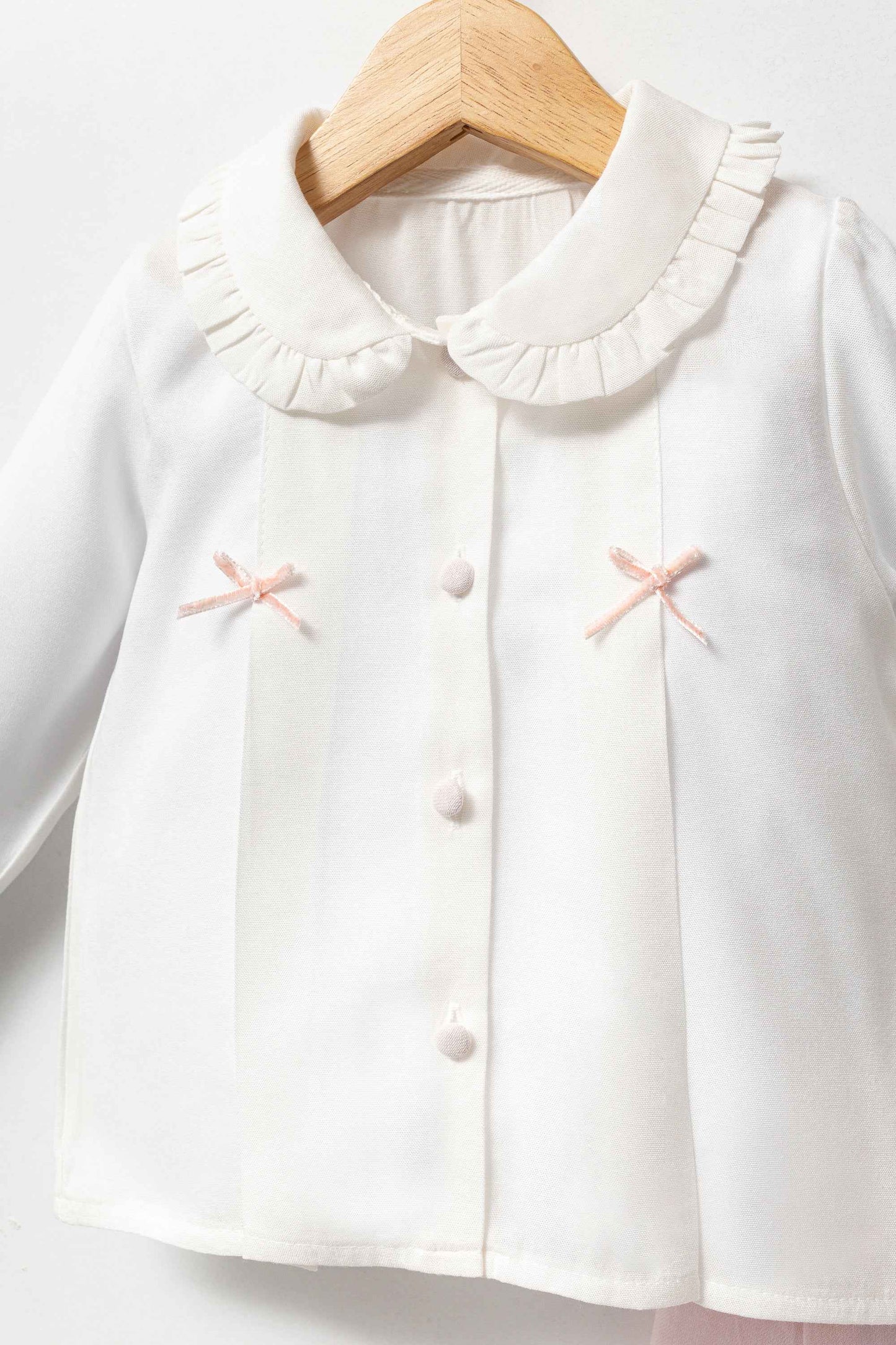 Completo bimba 4 pezzi con mollettine coordinate