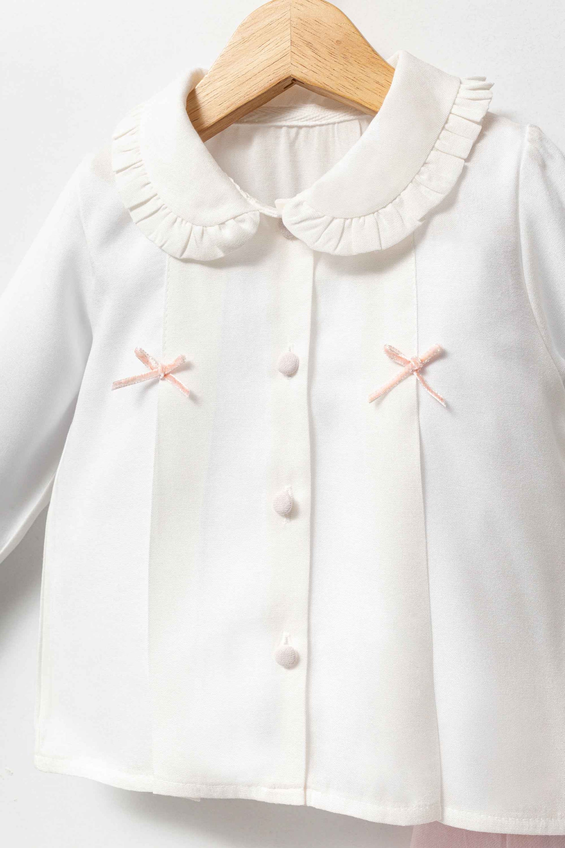 Completo bimba 4 pezzi con mollettine coordinate