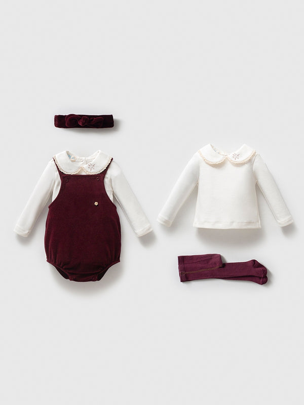 Coordinato Neonata 4 Pezzi