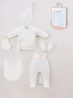 Corredino Nascita Neonato 6 Pezzi 100% Cotone