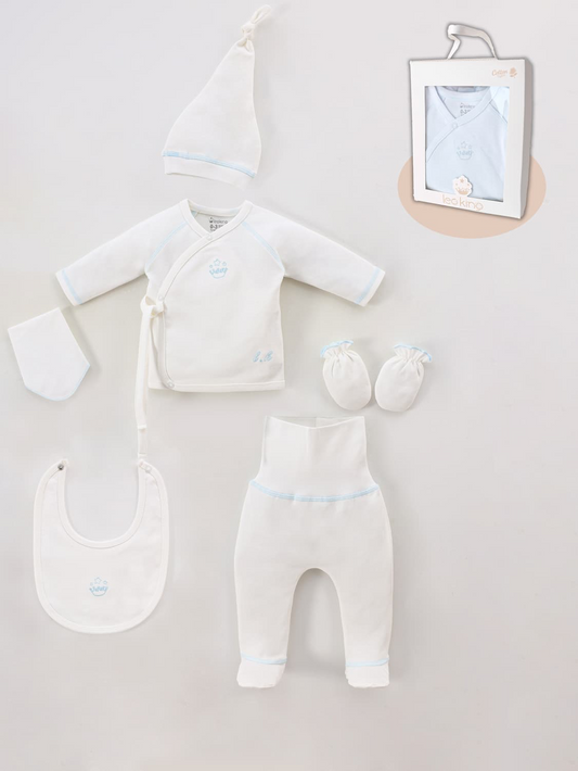 Corredino Nascita Neonato 6 Pezzi 100% Cotone