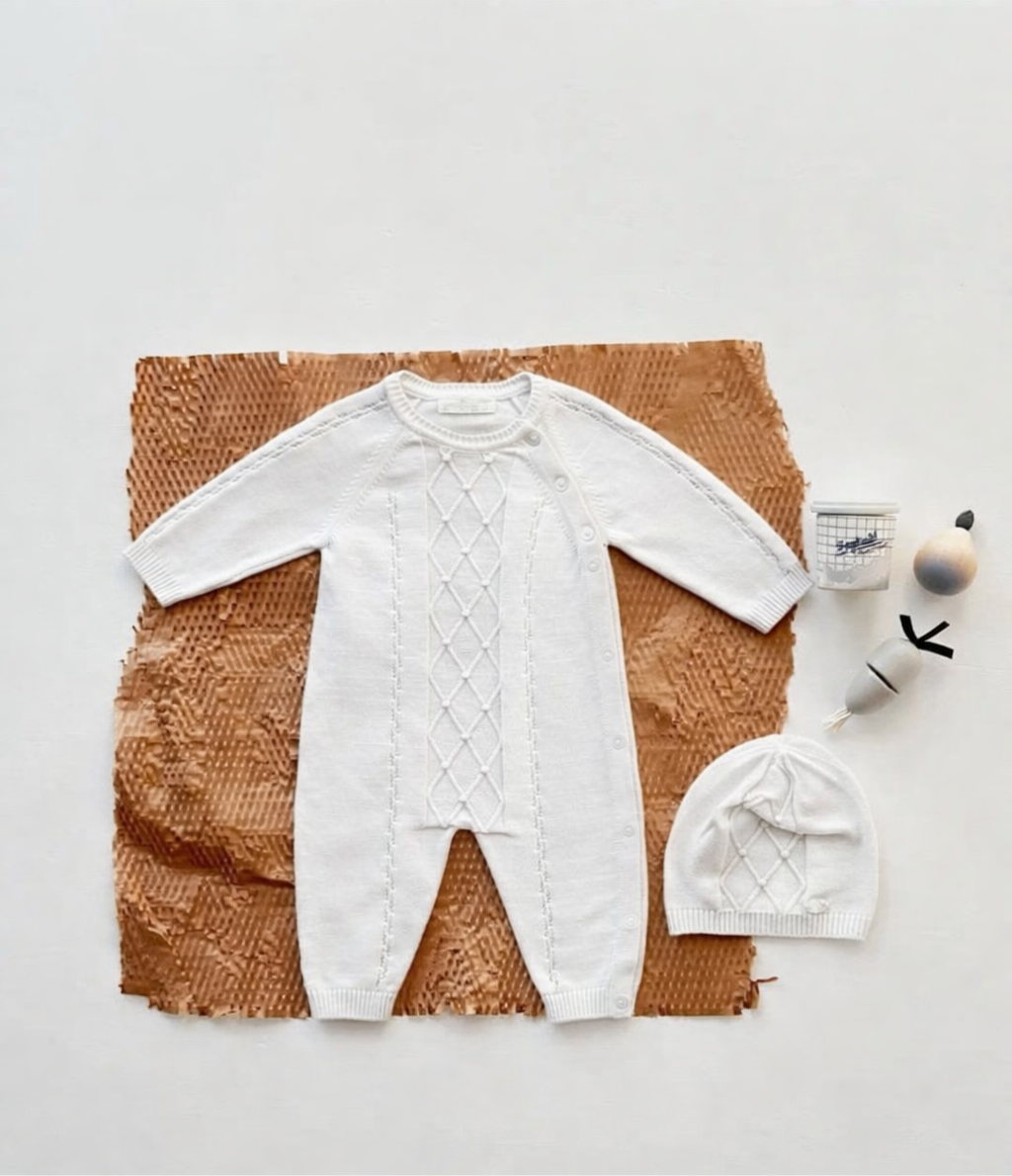 Set Neonato/a Tutina e Cappellino - Tutina Neonato Cappellino per Comfort e Stile