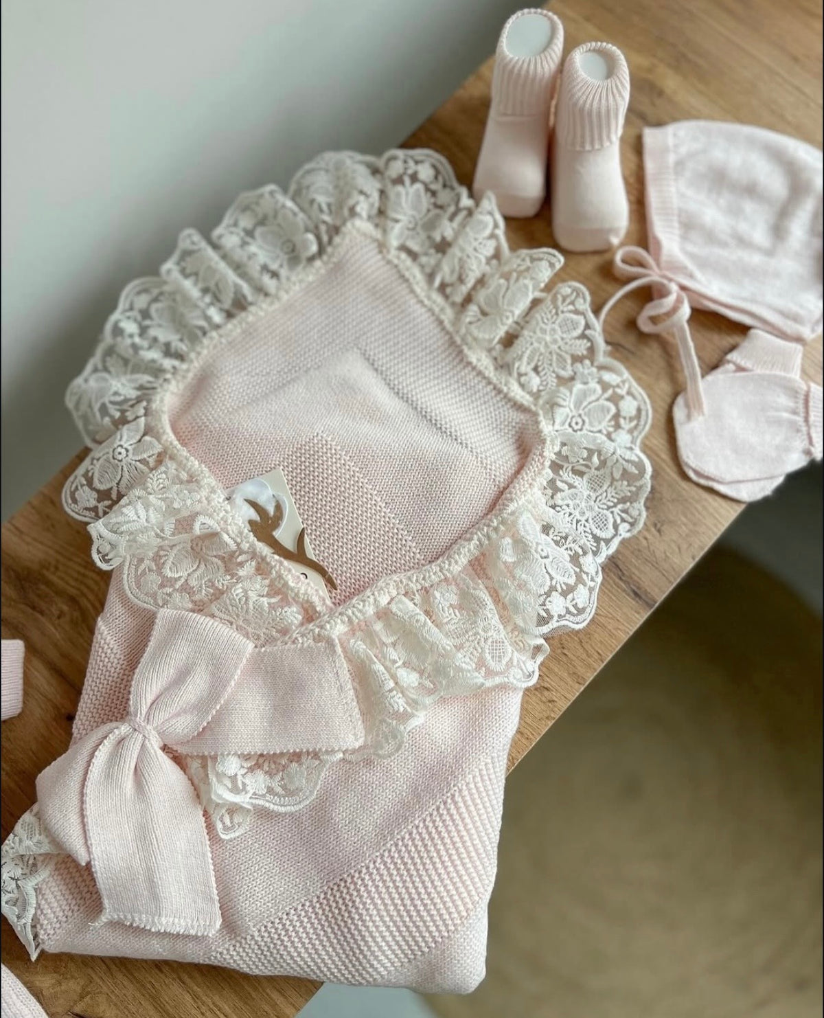 Corredino Nascita 5 Pezzi Neonata 100% Cotone