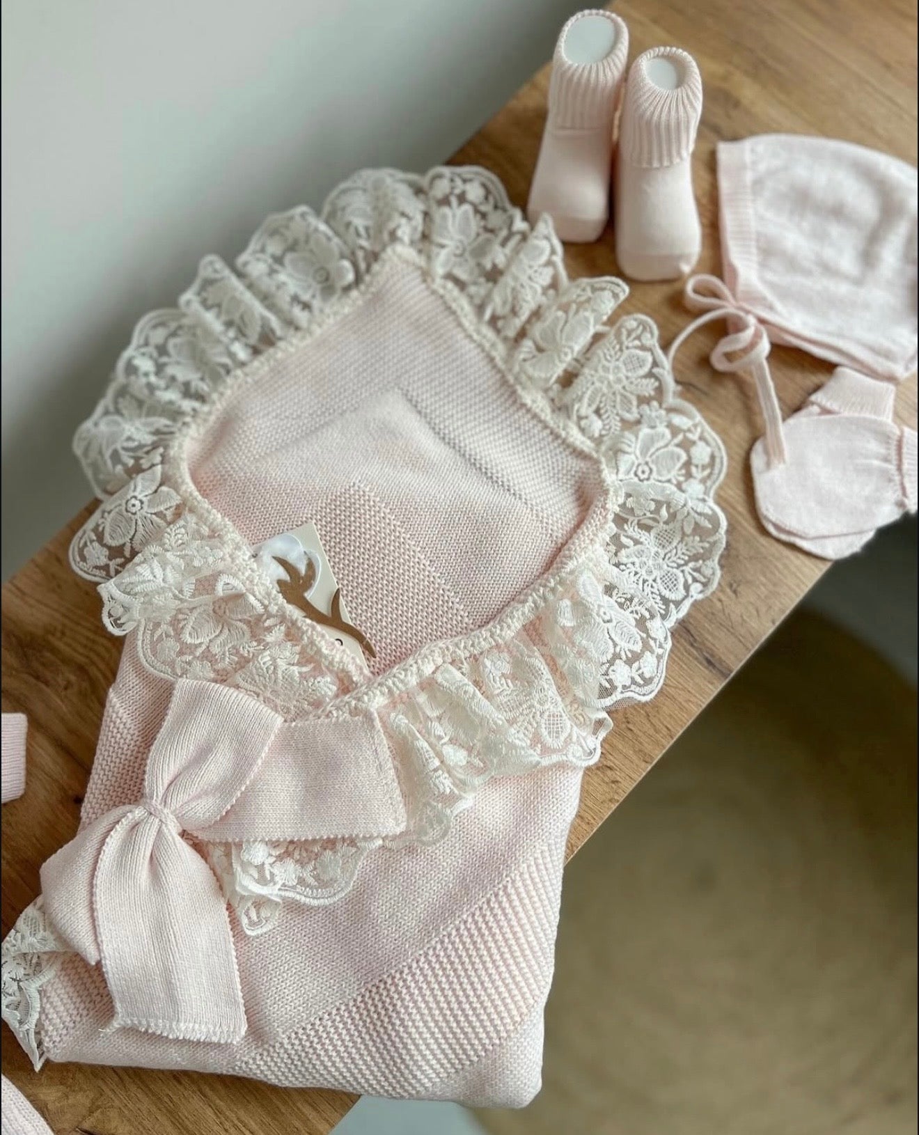 Corredino Nascita 5 Pezzi Neonata 100% Cotone