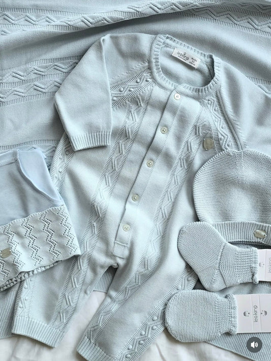 Corredino nascita set da 8 pezzi Unisex 100% cotone