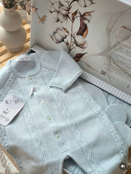 Corredino nascita set da 8 pezzi Unisex 100% cotone